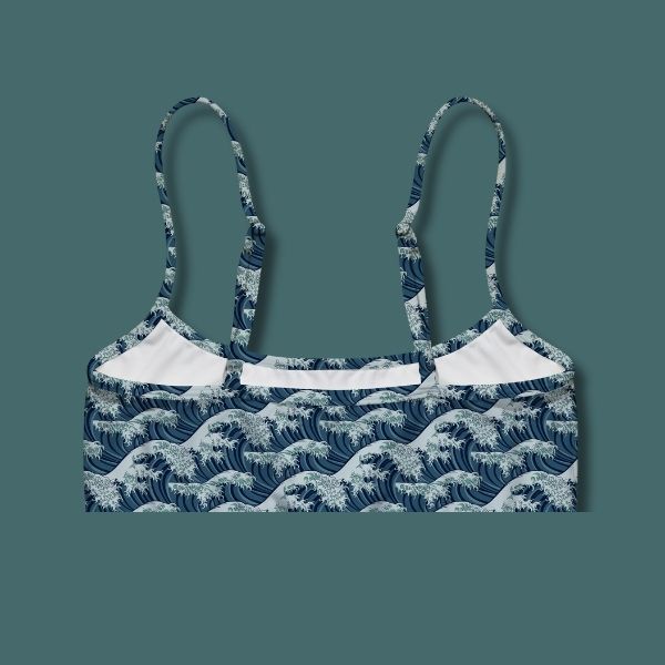 Brassière bretelles droites Hokusai