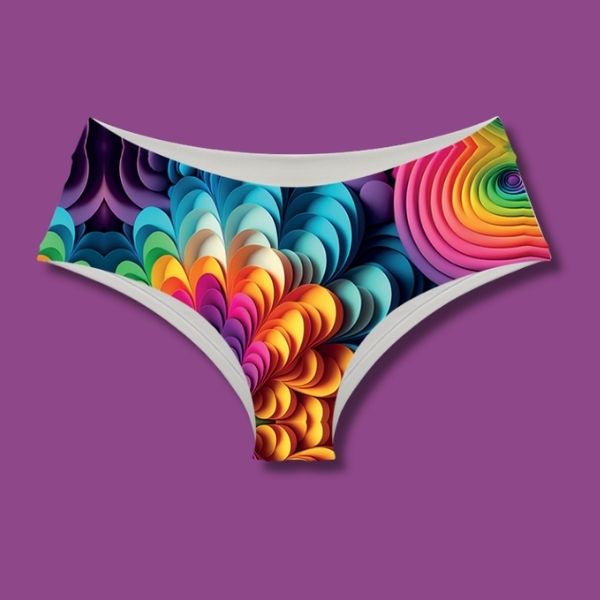 Monokini / Culotte Arc En Ciel