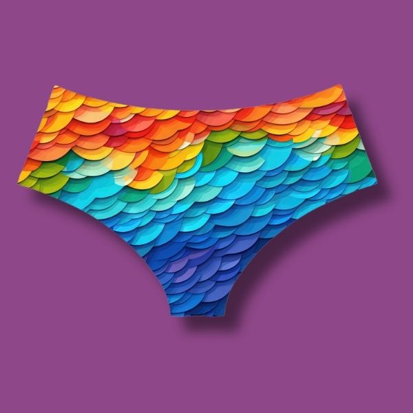 Monokini / Culotte Arc En Ciel