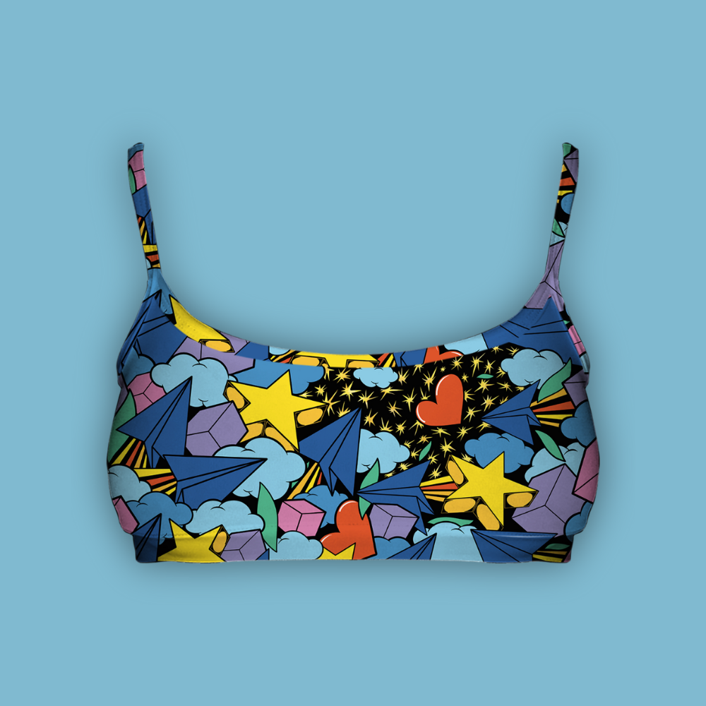 Brassière Bretelles Droites Cosmic Love