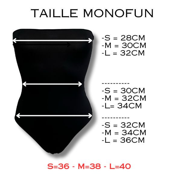 Maillot 1 pièce / MonoFun Noir