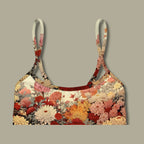 Brassière bretelles droites Romantique