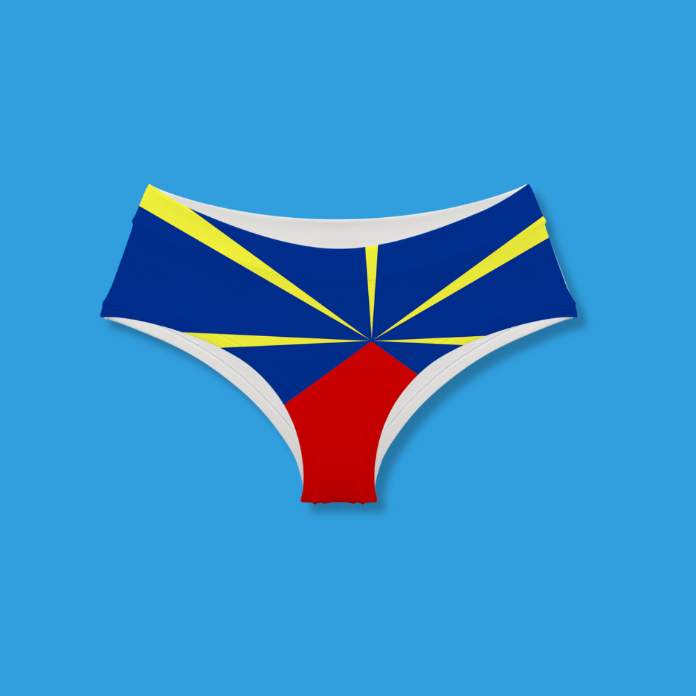Monokini / culotte Hibiscus