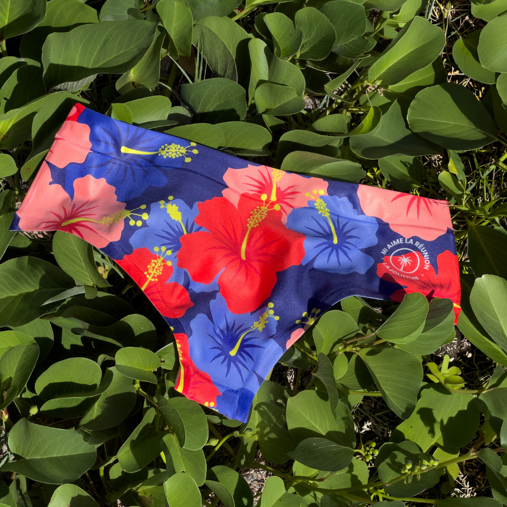 Monokini / culotte Hibiscus