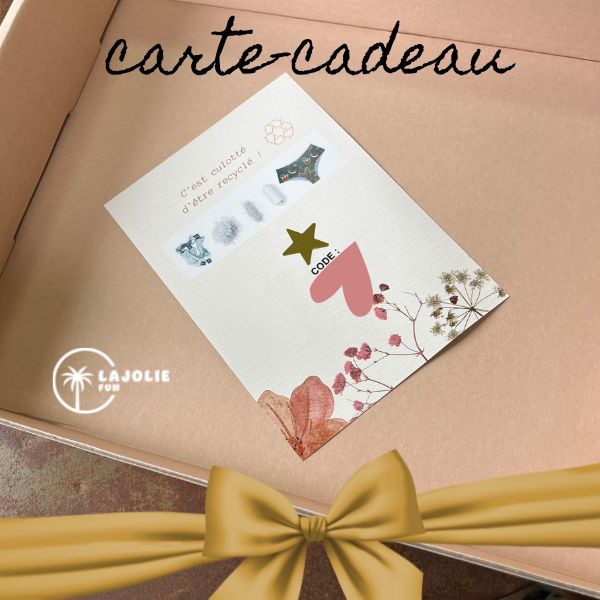 👉 Je choisis le montant de ma carte-cadeau à partir de ...